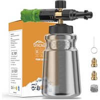 DANCINGBOAR Snow Foam Lance for Karcher K Series K2 K3 K4 K5 K6 K7 Pressure Washers, 1L Adjustable Soap Dispenser Snow Foam Cannon for Car Wash and Cl