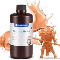 ANYCUBIC 14K 3D Printer Resin Apricot 1kg, Superior Precision Texture Resin, 3D Printing Model With Matte Finish, Lower-Odor, Upgraded Toughness, 3D R