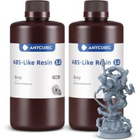ANYCUBIC ABS Like Resin 3.0, 405nm UV Fast-curing Photopolymer Resin with Excellent Strength and Resilience, High Precision, Low Odor 3D Printer Resin