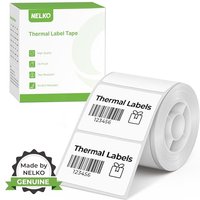 Nelko PM220 Label Maker Tape, 40x30mm, white