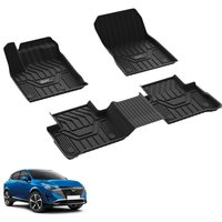 3W Floor Mats Fit for Nissan, Thorex⢠All Weather Full Set Car liners and Cargo Mats, Dog Friendly Accessories Custom Fit for New Version Nissan