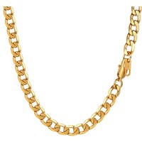 PROSTEEL Mens Cuban Chain Necklace, Curb Link Chains Silver/Gold Plated, 4mm/6mm/9mm/13mm Width, 18"-30" Inches, Hip Hop Jewellery -Send Gift Box 26"(