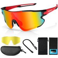 #ad Amazon Odoland_AV-UK Odoland Polarized Sports Sunglasses - Interchangeable Lenses for Cycling, Running, Hiking, Fishing & Driving UV400 Protection, Lightweight Frame, Unis
