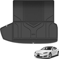 3W Car Boot Liner for Tesla Model S 2022-2026,Pet Dog Friendly Car Boot Mat,All-Weather TPE Recyclable Trunk Mats,Waterproof Anti-Slip Easy to Clean C