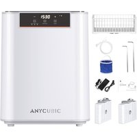 ANYCUBIC Wash and Cure Max 3 Station, Supersize 2 in 1 Wash and Cure Machine for Photon Mono M7 MAX Saturn Resin Printer with Dual-Mode Cleaning & Con