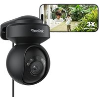 Reolink 5MP PTZ Camera E1 Outdoor, 2.4/5GHz WiFi CCTV Security Camera with 3X Optical Zoom, Human/Vehicle Tracking, Color Night Vision, 2-Way Audio, S