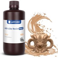 ANYCUBIC ABS-Like Resin Pro 2, 3D Printer Resin with Enhanced Strength and Toughness, High Precision and Minimal Shrinkage 3D Resin (1kg, Beige #) 1kg