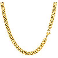 PROSTEEL Men Sturdy Cuban Chain Necklace, 3/6/9/12mm, 14" 18" 20" 22" 24" 26" 28" 30" Length, Gold Plated/316L Stainless Steel/Black (Send Box) 51 Cen