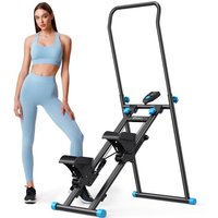 MERACH Stair Stepper for Home Gym Exercise, New Version Vertical Climber for Full-Body Workout, Foldable Cardio Stair Climber with Extended Step Range