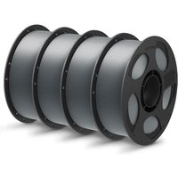 ANYCUBIC PLA+ 3D Printer Filament 1.75mm, High Toughness 3D Printing Filament, Dimensional Accuracy +/- 0.02mm, Print with Most FDM 3D Printers, 4 Pac