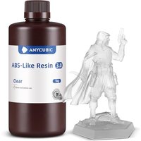 ANYCUBIC ABS Like Resin 3.0, 405nm UV Fast-curing Photopolymer Resin with Excellent Strength and Resilience, High Precision, Low Odor 3D Printer Resin