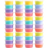 THE TWIDDLERS 48 Colourful Bouncing Slime Putty Tubs, Perfect Slime Party Bag Fillers for Kids, Bouncy Party Bag Putty Pots Fidget Toys Multipack for