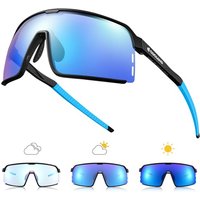 #ad Amazon Odoland_AV-UK Odoland Photochromic Sports Sunglasses for Men Women Adult UV400 Anti Glare Running Sunglasses for Cycling Riding Run Driving Fishing Indoor and Outdo