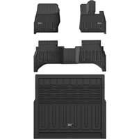 3W Floor Mats & Cargo Liner For Range Rover Sport L461 2023-2026, All Weather TPE Dog Friendly Liner, Custom Fit Range Rover Sport L461 Car Mats, Wate