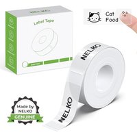 NELKO P21 Label Maker Tape, Adapted Label Print Paper, 14x40mm (0.55"x1.57"), Standard Laminated Office Labeling Tape Replacement, Multipurpose of Hom