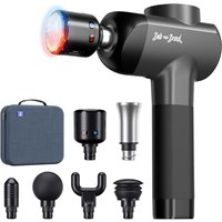 Massage Gun with Heat and Cold, Bob and Brad X6 Pro Max Massage Gun Deep Tissue 11MM Amplitude with 6 Heads, 3200RPM Handheld Muscle Massager Gun for