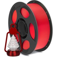 ANYCUBIC Silk PLA Filament 1.75mm, 3D Printer Filament, Dimensional Accuracy +/- 0.02mm, 1KG Spool, Dimensional Accuracy +/- 0.03 mm,Christmas Red