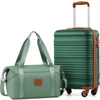COOLIFE 55Ã35Ã20 Cabin Suitcase and Ryanair Bag 40x20x25-20L Set, Ryanair Cabin Bag with ABS Hard Shell, Lightweight Carry On Suitcase Included TSA