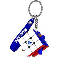 GAN 330 Mini Speed Cube Key Ring, 3x3 Keychain Cube Mini Original Magic Cube for Children and Adults 1.2 Inch