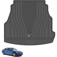 3W Boot Liner Fit for Mercedes Benz C Class W206 2022 2023 2024 2025 2026, Recyclable TPE Heavy Duty Trunk Mats for All Weather, Pet Dog Friendly Car