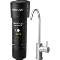 Waterdrop 10UB-UF 0.01 μm Ultra Filtration Under Sink Water Filter System for BaçtÑria Reduction, 30,000 Liters with Dedicated Faucet, Reduce PFAS,