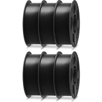 ANYCUBIC PLA+ 3D Printer Filament 1.75mm, High Toughness 3D Printing Filament, Dimensional Accuracy +/- 0.02mm, Print with Most FDM 3D Printers, 6PCS