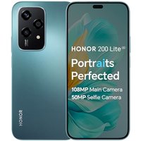 HONOR 200 Lite, Unlocked Mobile Phones, 5G Smartphone, 8GB+256GB, 6,7â Anti-Drop AMOLED Display, 108MP Triple Rear Camera, 50MP Front Camera, Dual S