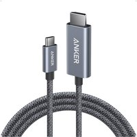 Anker HDMI Cable, 4K@60Hz Ultra-Fast Nylon-Braided USB C to HDMI Cord with Advanced Shielding, Thunderbolt 5/4/3, For MacBook, iPad, iPhone,HD TV, and