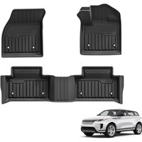 3W Floor Mats Fit for Range Rover Evoque 2020-2026 (Not for Manual), All Weather Dog Friendly TPE Car Boot Mat, Waterproof Anti-Slip Easy to Clean Hea