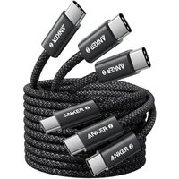 Anker 240W Zolo USB C to USB C Cable (3Pack,1.5m), USB C Charger Cable