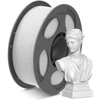 ANYCUBIC Marble PLA 3D Printer Filament, 3D Printing Rock PLA Filament 1.75mm Dimensional Accuracy +/- 0.03mm, 1KG Reusable Spool, Marble White Marble