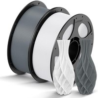 ANYCUBIC PLA Filament 1.75mm, 3D Printer Filament, Intelligent Identification, Dimensional Accuracy +/- 0.02mm, 2 Pack 1KG Reusable Spool, Texture Gre