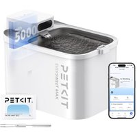 PETKIT Wireless Cat Water Fountain, EVERSWEET MAX 3L, Cordless 5000mAh Battery Operated Cat Fountain with Motion Sensor, App Control/Monitor, Ultra Qu