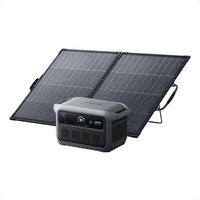 Anker SOLIX C2000 Gen 2 Portable Power Station with 200W Solar Panel, 2400W (Peak 4000W) Solar Generator, 2048Wh LiFePO4 Battery, Fast Charge 100% in