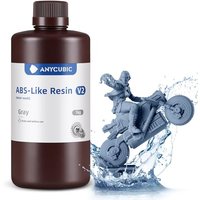 ANYCUBIC Water Washable ABS-Like 3D Printer Resin, High Toughness and Durability, High Precision and Easy to Post-Process, Low Odor, Wide Compatibilit