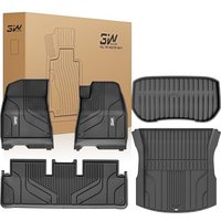 3W Floor Mats & Boot Liners 5PCS Fit for Tesla Model 3 2024-2026 Highland, Odorless Dog Friendly All Weather Thorex⢠Premium Boot Mat, Waterproof Ea