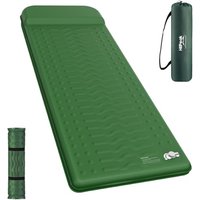HiiPeak Memory Sleeping Pad, 6.5cm Compact Foam Sleeping Mats with Pillow, 9.5 R-Value Insulated Camping Mattress Pad, Easy Inflate & Deflate, Inflata