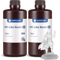 ANYCUBIC ABS Like Resin 3.0, 405nm UV Fast-curing Photopolymer Resin with Excellent Strength and Resilience, High Precision, Low Odor 3D Printer Resin