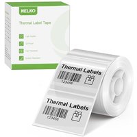 Nelko PM220 Thermal Labels, 1.57'' x 1.18'' (40x30mm) Waterproof Multi-Purpose Sticker Tape, 1 Roll of 230 Transparent Thermal Paper