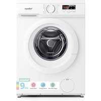 COMFEE' Freestanding Washing Machine,9KG Load,1400RPM,Steam Wash,Quick Wash,BLDC Durable Inverter Motor,White-CFE12EW90/W 9KG A Rated