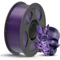 ANYCUBIC Silk PLA Filament 1.75mm 1KG, Shiny Silk Gradient Dual-Color PLA Filament, Multicolor Material for 3D Printer, Dimensional Accuracy +/- 0.03