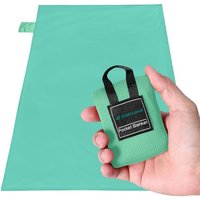 Odoland Outdoor Pocket Travel Blanket Beach Mat - Waterproof Sand Proof Beach Blanket, Picnic Mat - Multi Colour and Sizes - Portable Lightweight for