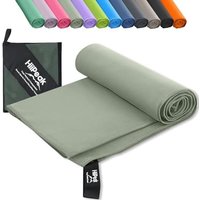 HiiPeak Microfibre Towel (100x50cm) Compact Camping Beach Travel gym trekking towel - Quick Dry Lightweight Absorbent Sports Gym Swimming Hiking Dryin