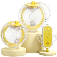 Hands Free Breast Pump | Super Light Wearable Breastfeeding Pump, 40kPa Strong Suction, 3 Modes 9 Levels, 150Min Battery Life, Portable Electric Milk