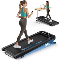MERACH Walking Pad Treadmill with 0-9% Incline, 3 in 1 Under Desk Treadmill for Home/Office, 265LBS Capacity, 2.75HP Portable Treadmills with Magnetic