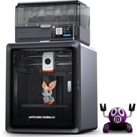 ANYCUBIC Kobra S1 Combo 3D Printer, Drying and Printing in One, Stunning 4-8 Color, 600mm/s Ultra-Fast Multicolor Printing, Suitable for All Major Fil