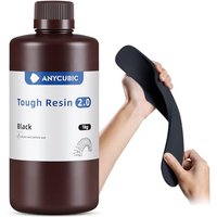 ANYCUBIC Tough Resin 2.0, 3D Printer Resin with Improved Toughness, Strong Elongation and High Flexibility, 3D Resin for 4k/6k/8k/12K/14K LCD/DLP/SLA