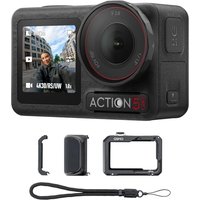 DJI Osmo Action 5 Pro Street Photography Combo, 4K Action Camera for Creators, 1/1.3ⳠSensor, 155° FOV, 4hrs Battery, Enhanced Grip Comfort, Utilit