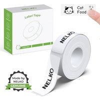 Nelko Genuine P21 Label Maker Tape, Adapted Label Print Paper, 14x75mm (0.55"x2.95"), Standard Laminated Labeling Replacement, Multipurpose of P21 Lab