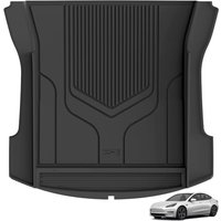 3W Car Boot Liner Custom Fit Tesla Model 3 2017-2023,TPE Trunk Mat Protector for Dog Pet,All Weater Waterproof Non-slip,UKCA Quality Certification,Car